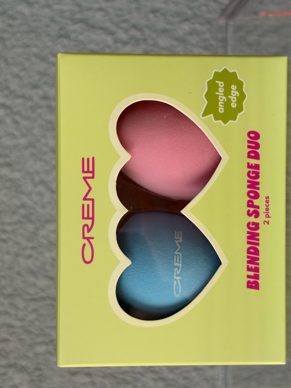 The Crème Shop Pink and Blue Blending Sponge Duo-Brand New